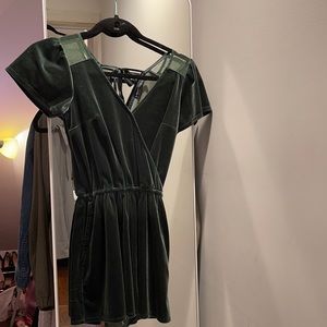 A&F Velvet romper